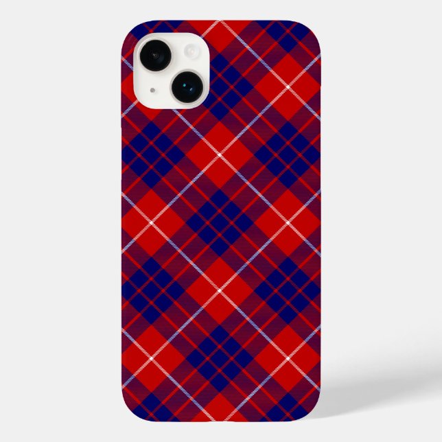 Xadrez azul-roxa-tartan (Verso)