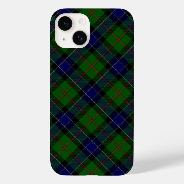 Xadrez azul-tartan-gilvie (Verso)