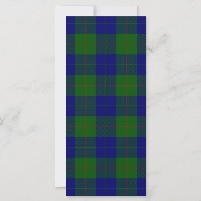 xadrez azul verde tartan Barclay (Frente)