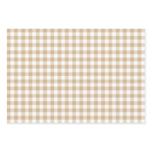 Xadrez Bege Claro Gingham