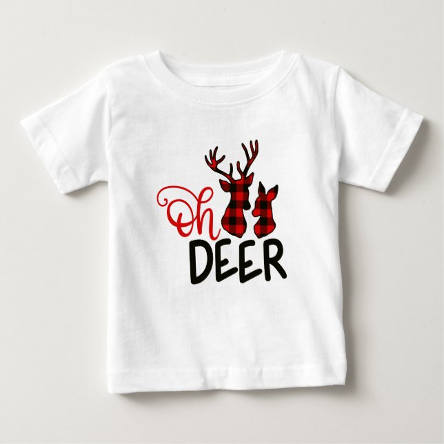 Xadrez Buffalo Oh Deer T-Shirt (Frente)