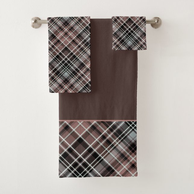 Xadrez clássica Tartan Napkins Bath Toalha (Insitu)