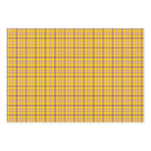 Xadrez Clássico Amarelo Roxo Branco