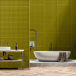 Xadrez de Buffalo com Linho Amarelo Limão e Largur
