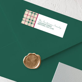 Xadrez de fazendeiros com etiquetas de endereço de