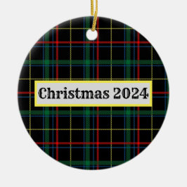 Xadrez de Feriado, ornamento cerâmico personalizad