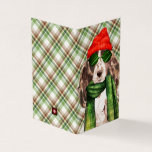 Xadrez de Natal Verde do Cocker Spaniel<br><div class="desc">Um pacote único e divertido de 25 cartões de feriado - todos idênticos - com um cão Cocker Spaniel na xadrez de feriado verde. O tamanho de 4" x 3, 5" (2" x 3, 5") faz dele um cartão de boas-vindas que se destacará entre todos os outros na época de...</div>