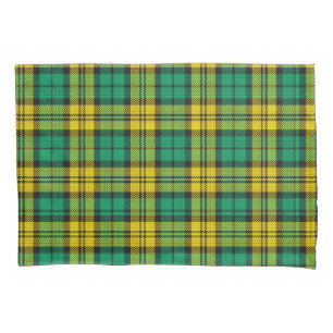 Xadrez de Padrão de Tartan Verde Amarelo