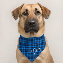 Xadrez de Tartan Azul