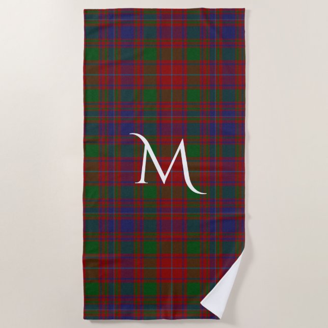 Xadrez de Tartan MacIntyre - Toalha de praia (Frente)