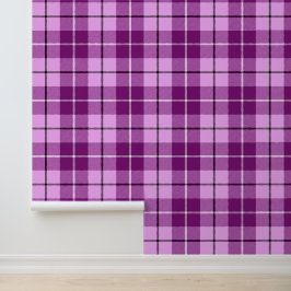 Xadrez De Tartan Rosa E Plum