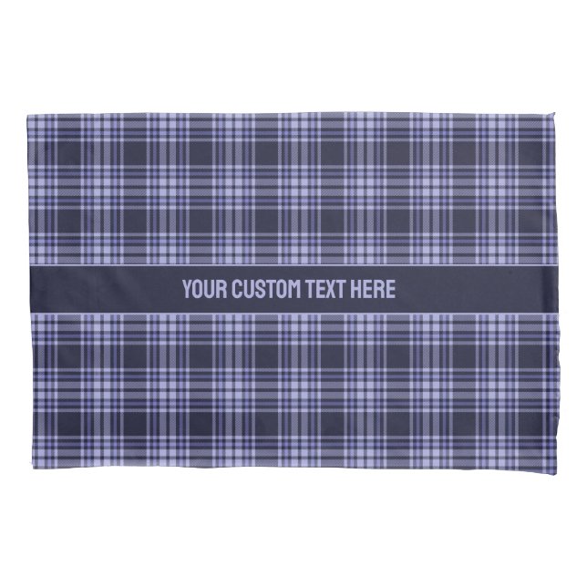 Xadrez de Texto Personalizada / Padrão de Tartan (Frente)