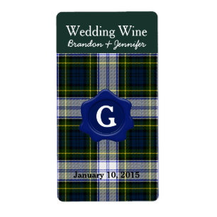 Xadrez de Vestido - Mini Etiquetas de Vinho