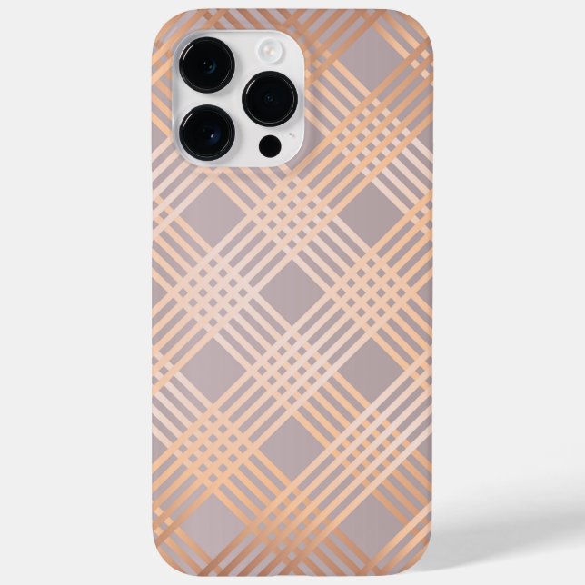 Xadrez Dover Gray e Metallic Peach (Verso)