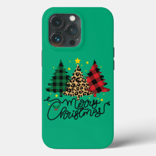 Xadrez Elegante de Árvores de Natal