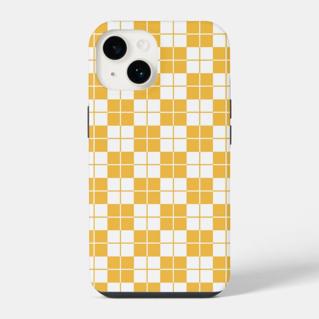 Xadrez Escocês Argyle Amarelo (Verso)