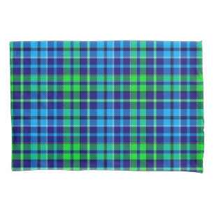 Xadrez Escocês Azul e Verde Azul-Marinho