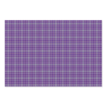 Xadrez Escocês Roxo Cinza