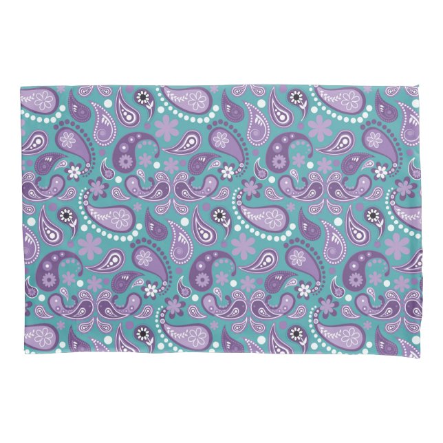 Xadrez Escocês Roxo e Azul Shabby Chic (Frente)