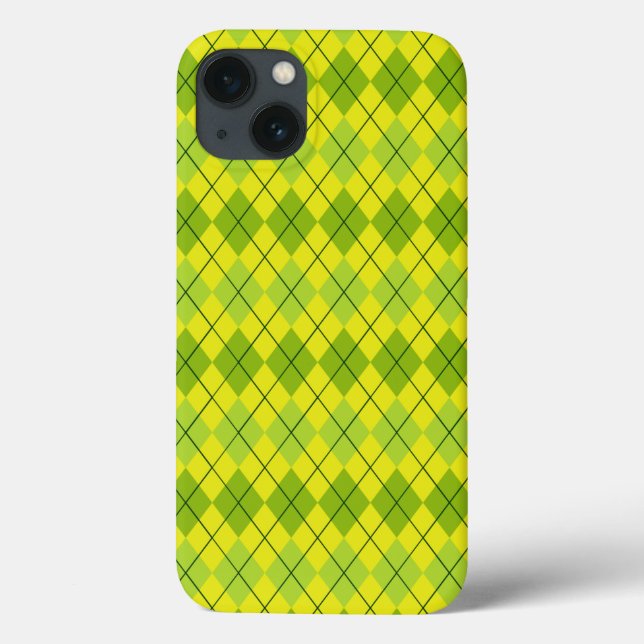 Xadrez Escocês Verde Brilhante (Verso)