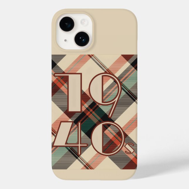 xadrez iPhone 14 Case 1940s (Verso)