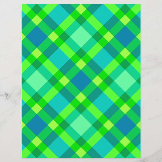 Xadrez Moderna do século médio, Jade Verde e Turqu (Frente)