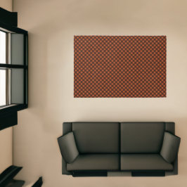 Xadrez Moderna Gingham Laranja