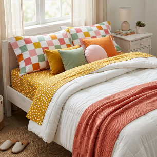 Xadrez Multicolorido Boho