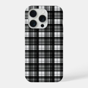 Xadrez Preto e Branco em Tartan,