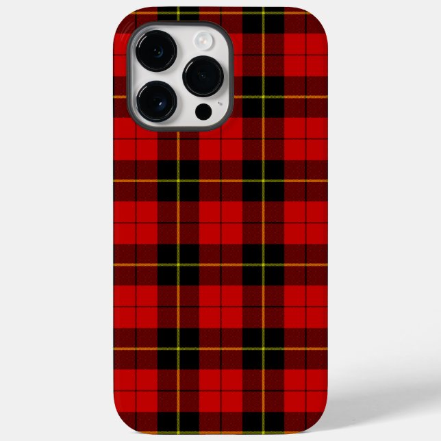 Xadrez preto Wallace Tartan (Verso)