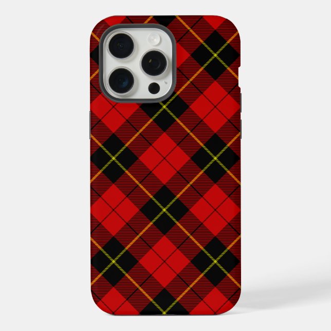 Xadrez preto Wallace Tartan (Verso)