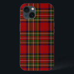 Xadrez Real Stewart Clan Tartan<br><div class="desc">Stewart tradicional tartan com cores modernas. Legal padrão geométrico de tartan. O Royal Stewart tartan é o tartan mais conhecido retrospectivamente associado à Casa Real de Stewart,  e foi também o tartan pessoal da Rainha Elizabeth II. Um belo caso do iPhone 13 para você ou como presente de Natal.</div>