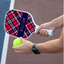 Xadrez Red and Blue Houndstooth