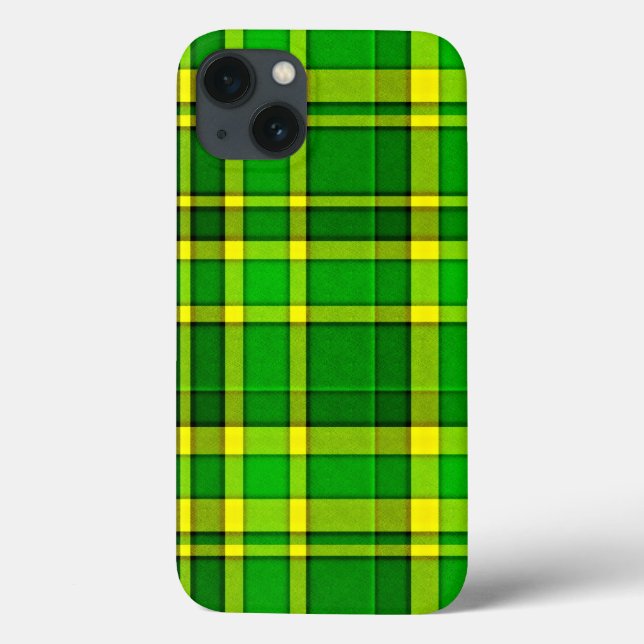 Xadrez Verde Amarelo Tartan (Verso)