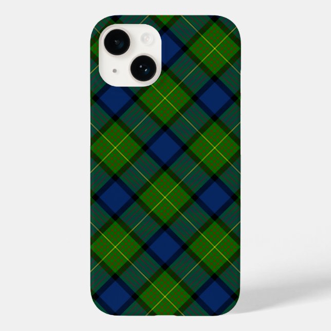 xadrez verde azul Muir Moore tartan (Verso)