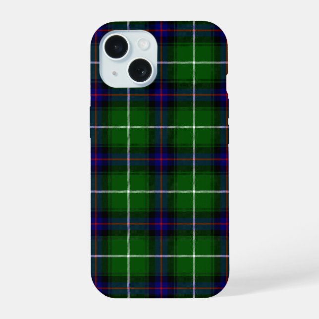 xadrez verde azul tartan MacDonald (Verso)