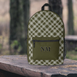 Xadrez Verde Sálvia Clássico Personalizado