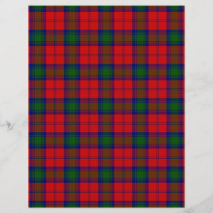 Xadrez verde-vermelha Lindsay tartan