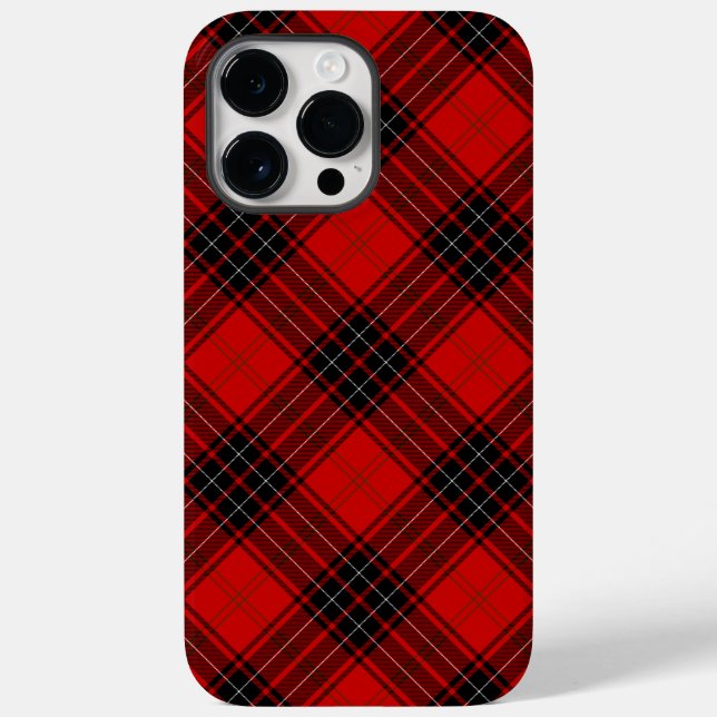 Xadrez vermelha de tartan (Verso)