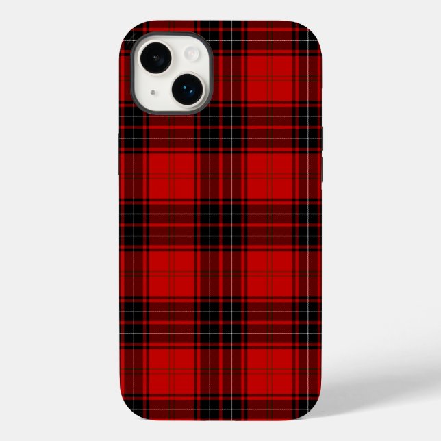Xadrez vermelha de tartan (Verso)