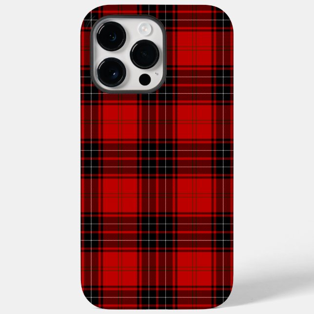 Xadrez vermelha de tartan (Verso)