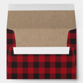 Xadrez Vermelha Feriada Tartan Kraft