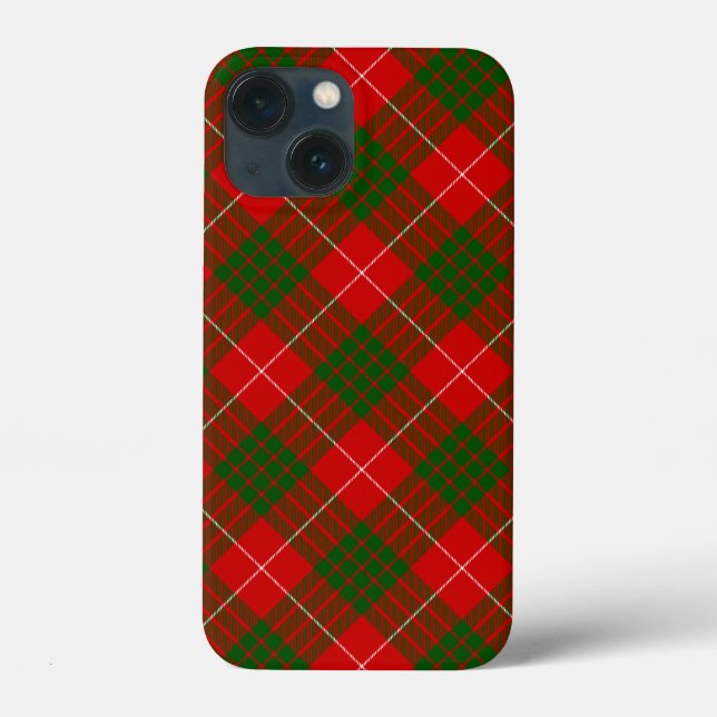 Xadrez vermelha tartan tartan (Verso)
