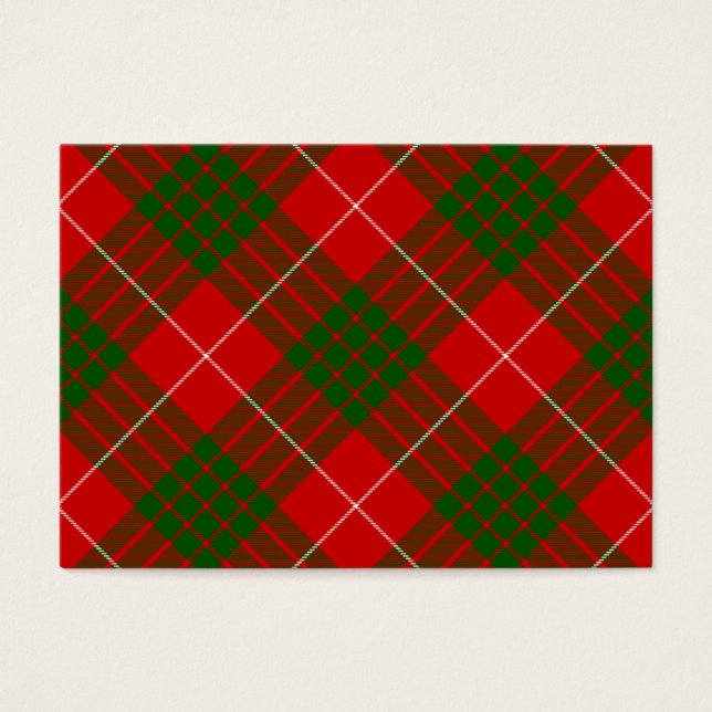 Xadrez vermelha tartan tartan (Frente)