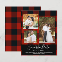 Xadrez Vermelho e Preto Fotografias de Casamento S