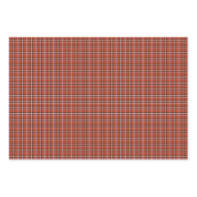Xadrez Vermelho Ferrugem Cor Retro