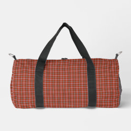 Xadrez Vermelho Ferrugem Cor Retro