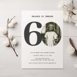 Xadrez Vintage 60º Convite Fotográfico de Aniversá<br><div class="desc">Este convite de aniversário de 60 anos é perfeito para o seu aniversário na pista de memória. Substitua a foto por uma de suas fotos de infância e personalize o texto de acordo com seu gosto. A idade pode ser editada, caso contrário, verifique nossa coleção para outras idades. A parte...</div>