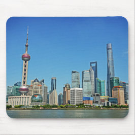 Xangai, China - Vista do Bund - Mousepad