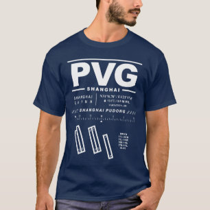 Xangai Pudong Aeroporto Internacional PVG T-Shirt